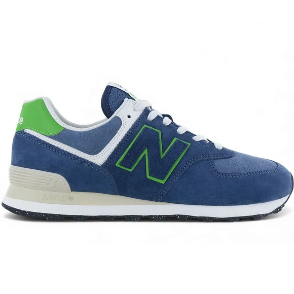 New Balance 574 Mens Size 10.5 Lifestyle Shoes Sneakers New Navy Green U574QBL